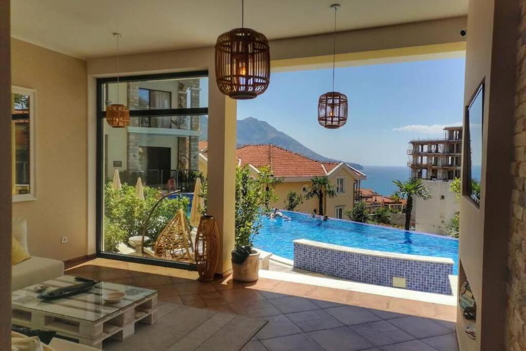 Modern Top Floor Sea View 3Br With Pools, Spa & Fitness Bečići 外观 照片