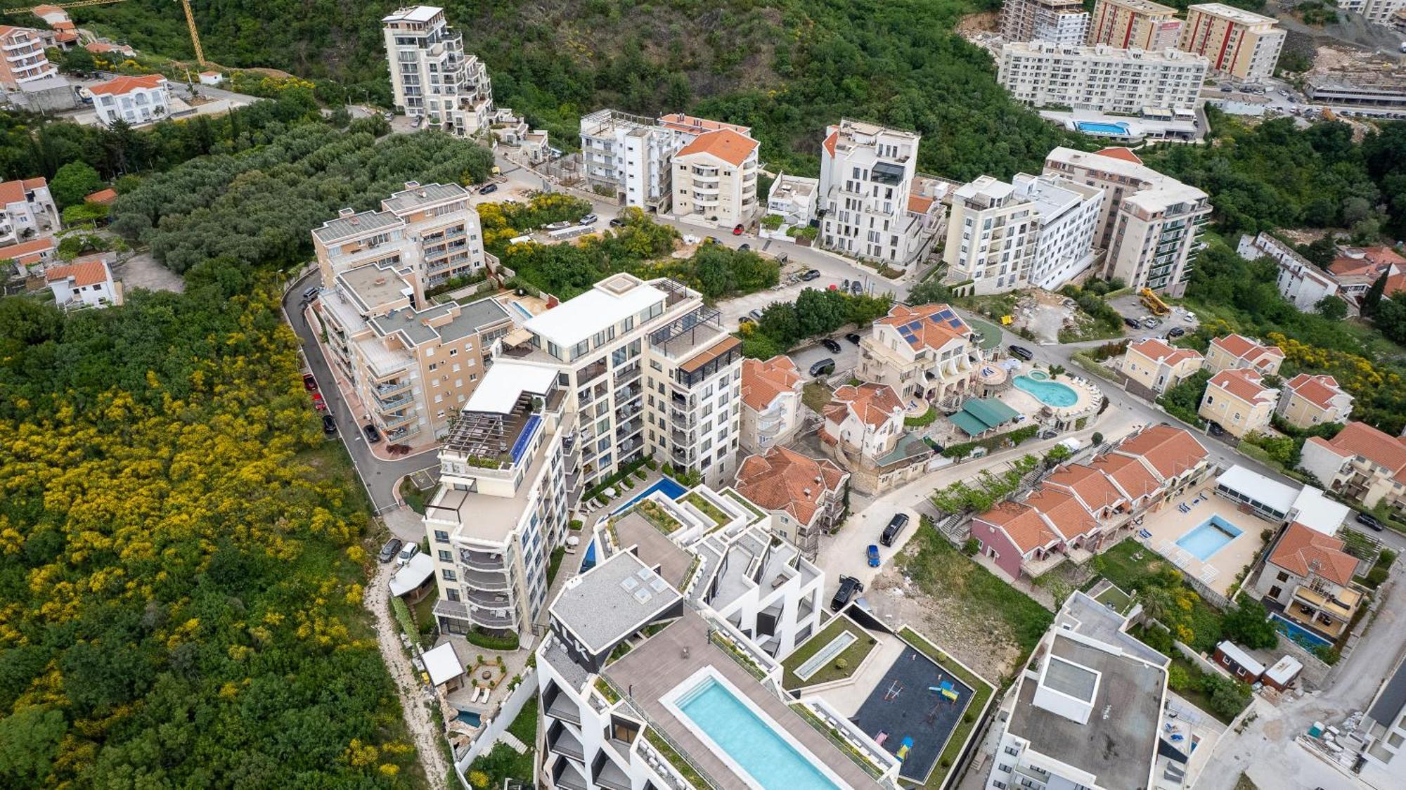Modern Top Floor Sea View 3Br With Pools, Spa & Fitness Bečići 外观 照片