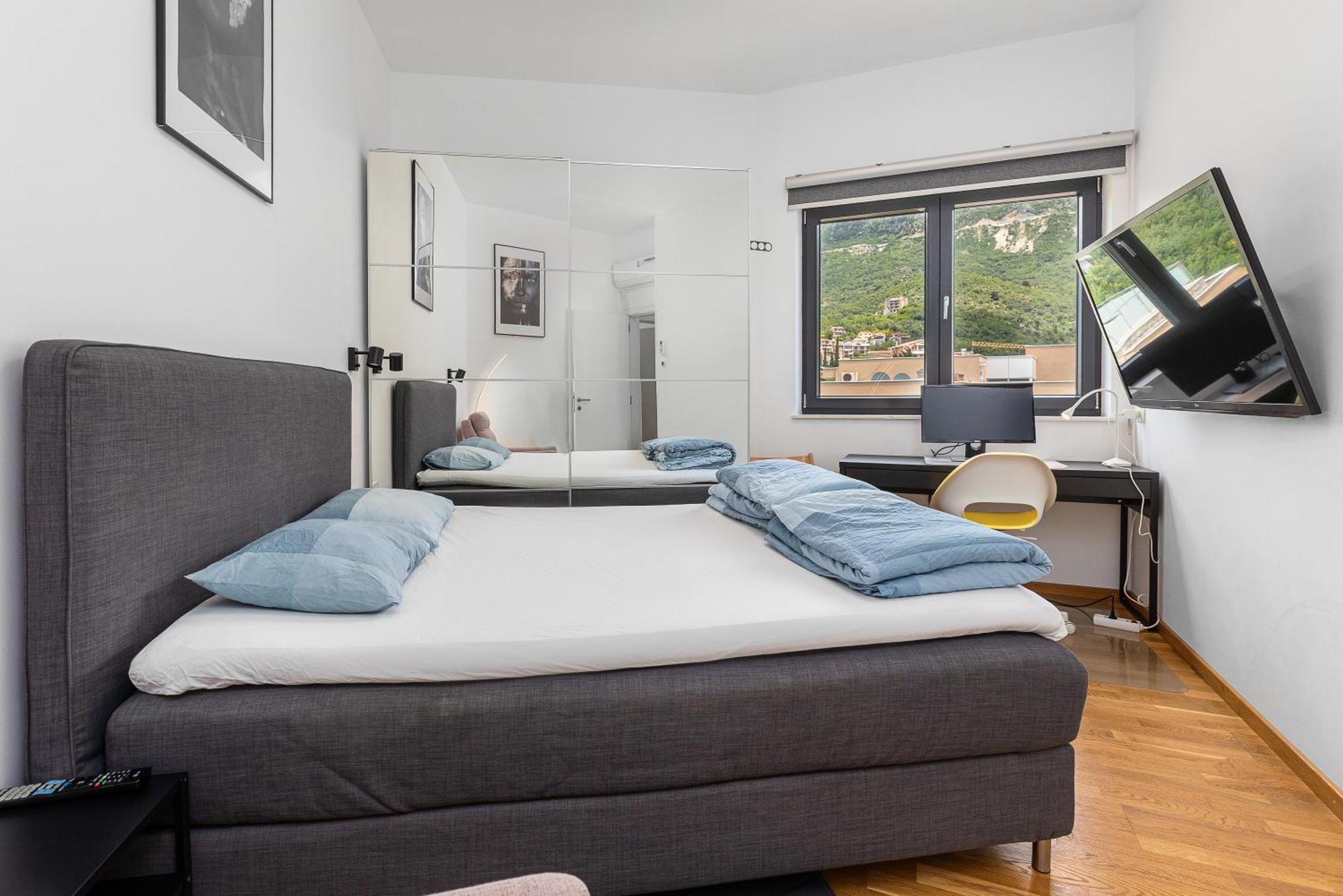 Modern Top Floor Sea View 3Br With Pools, Spa & Fitness Bečići 外观 照片