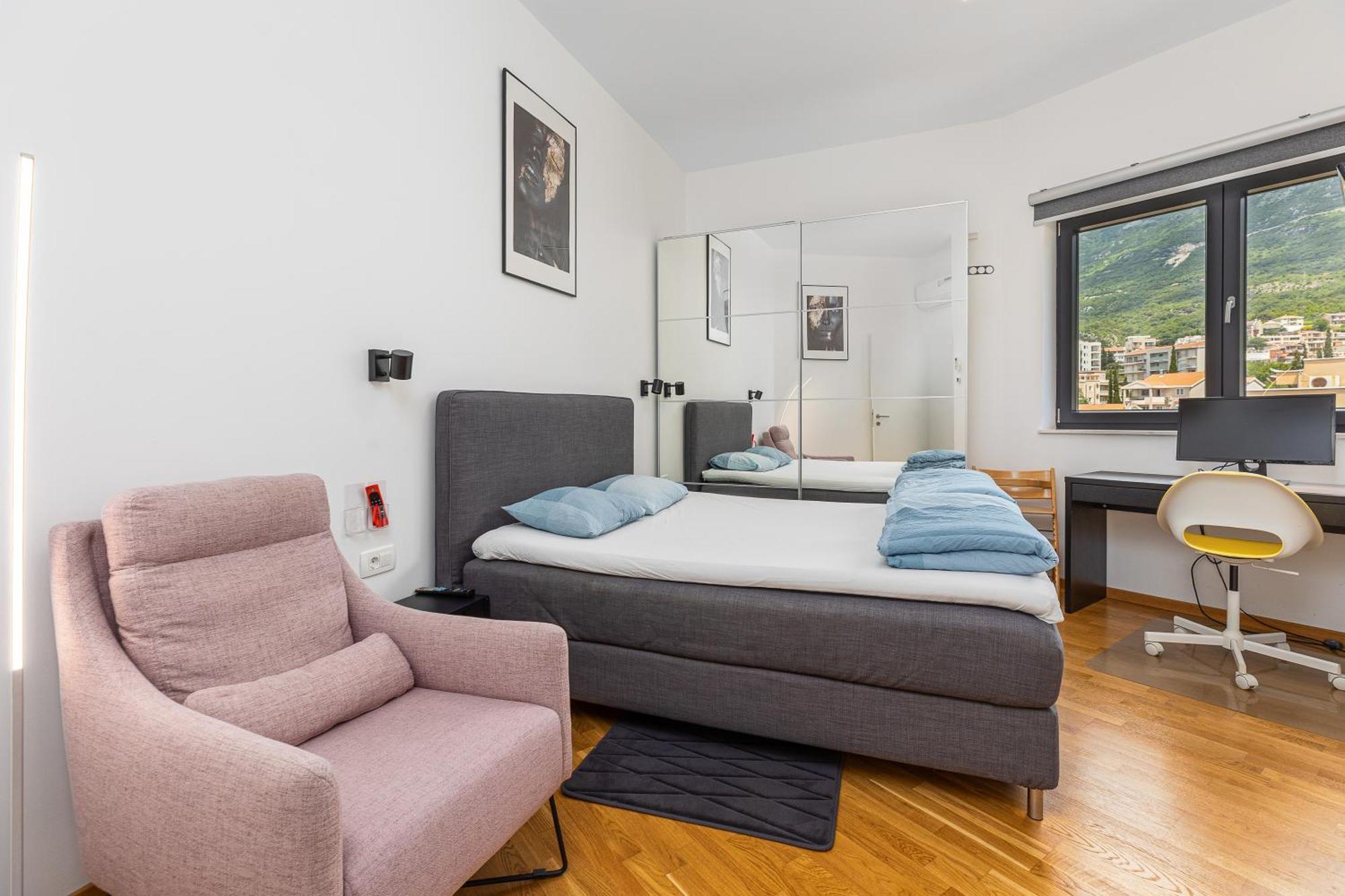Modern Top Floor Sea View 3Br With Pools, Spa & Fitness Bečići 外观 照片