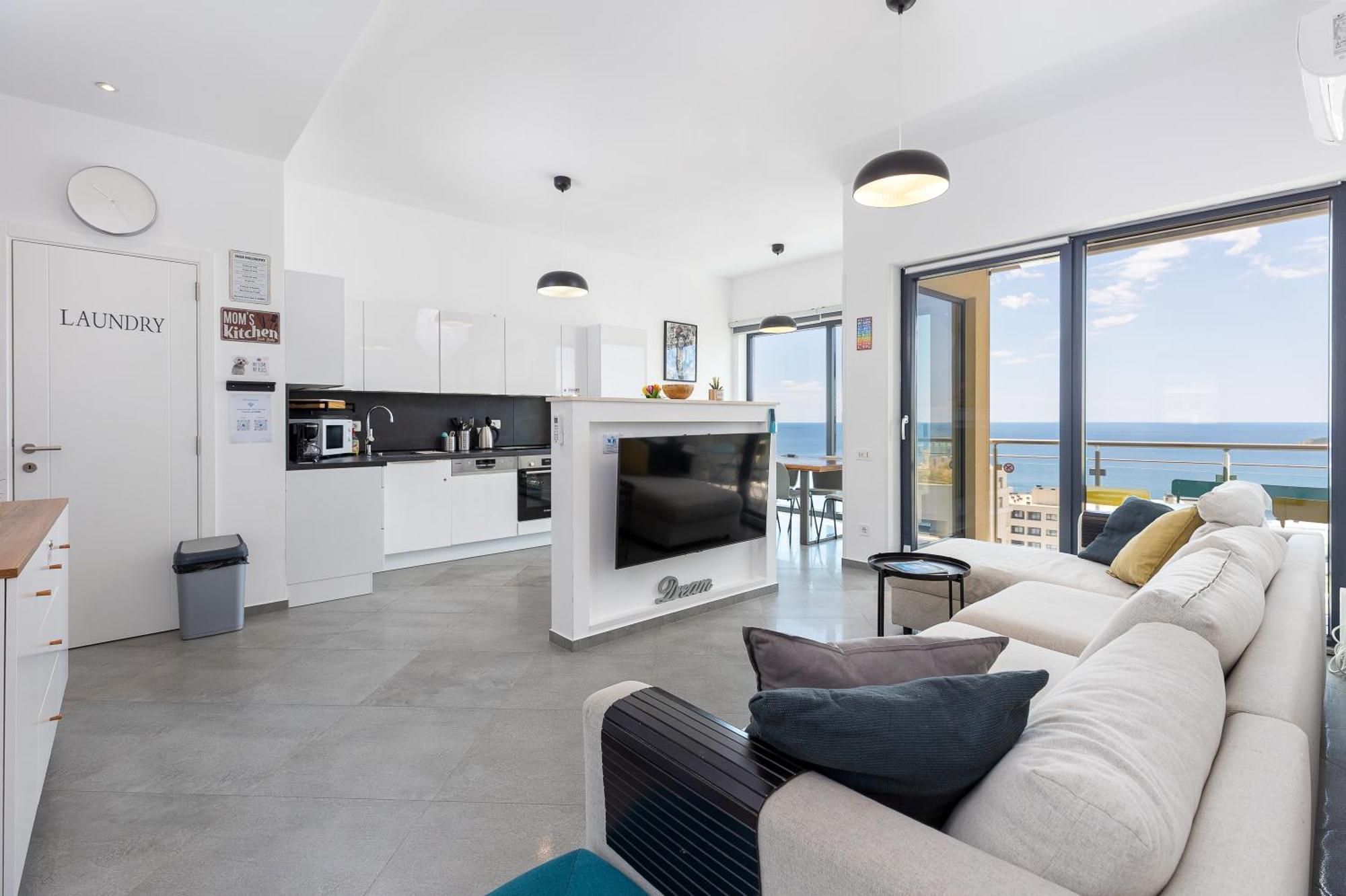 Modern Top Floor Sea View 3Br With Pools, Spa & Fitness Bečići 外观 照片